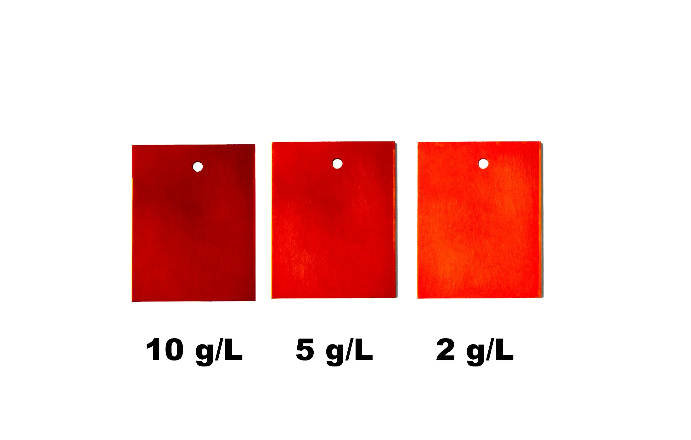 eloxal farbe rot anodising dye red colorante anodizzare rojo anodisation rouge anodizado